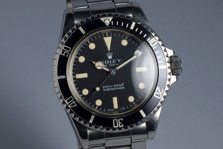 1966 Rolex Submariner 5513 Meters First Dial