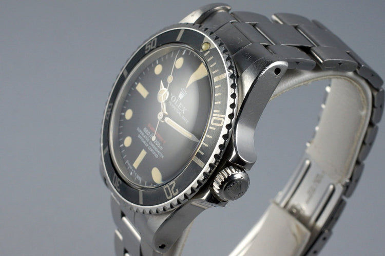 1971 Rolex Red Submariner 1680 Mark V Dial