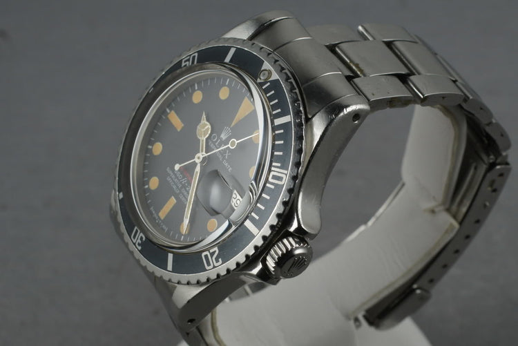 1971 Rolex Red Submariner 1680 Mark IV with Orange Lume
