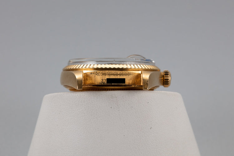 1972 Rolex 18K YG Day-Date 1803 with Blue Stella Dial