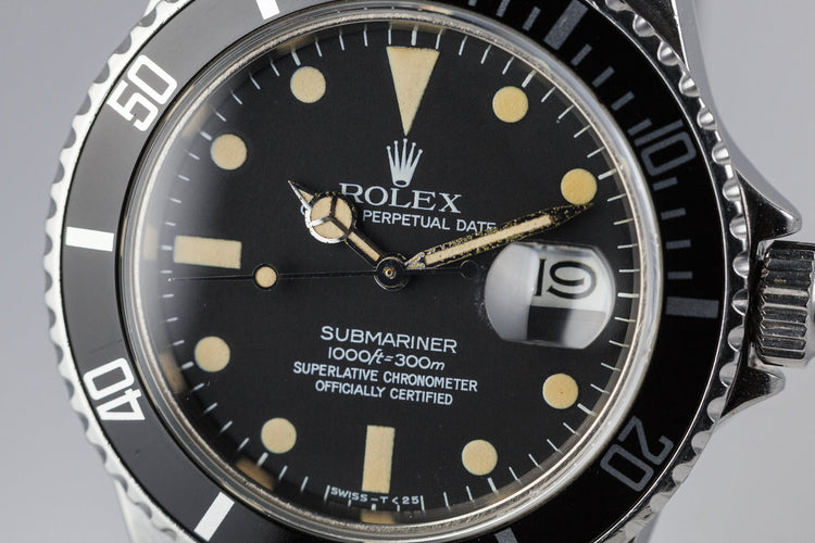1981 Rolex Submariner 16800 with Matte Dial