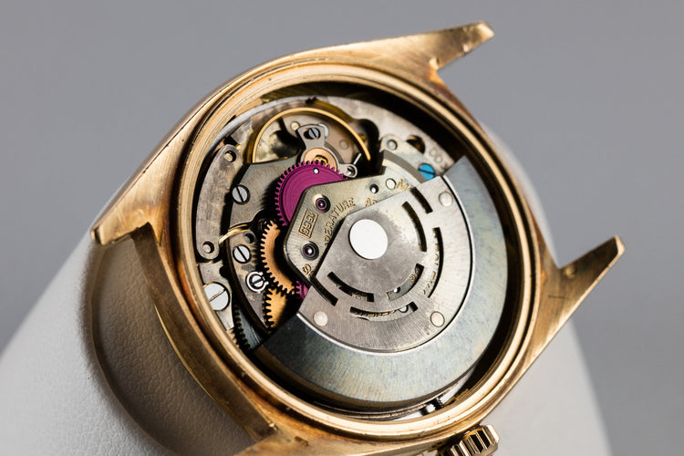 1963 Rolex 18K YG Day-Date 1803 Silver Dial