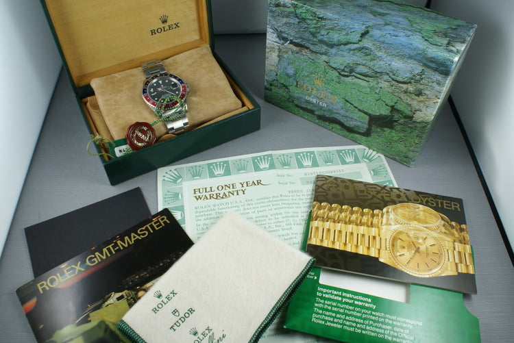 Rolex GMT 16710 box and papers