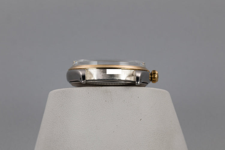 1956 Two Tone Rolex Oyster Perpetual 6564 with SWISS Only Waffle Dial