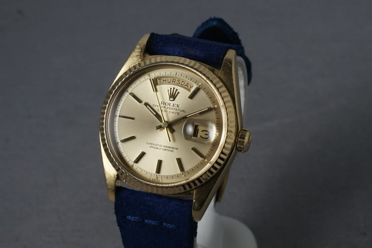 1972 Rolex Vintage 18K YG President 1803