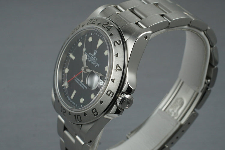 1997 Rolex Explorer II 16570 Black Dial with Box and Papers