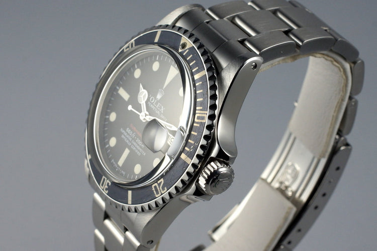 1971 Rolex Red Submariner 1680 Mark V Dial