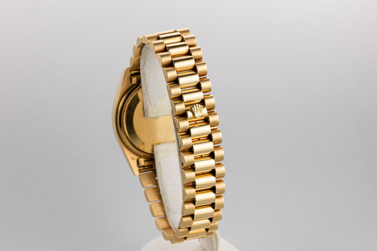 1979 Rolex 18K YG Day-Date 18038 Champagne Dial with Italian Date Disk