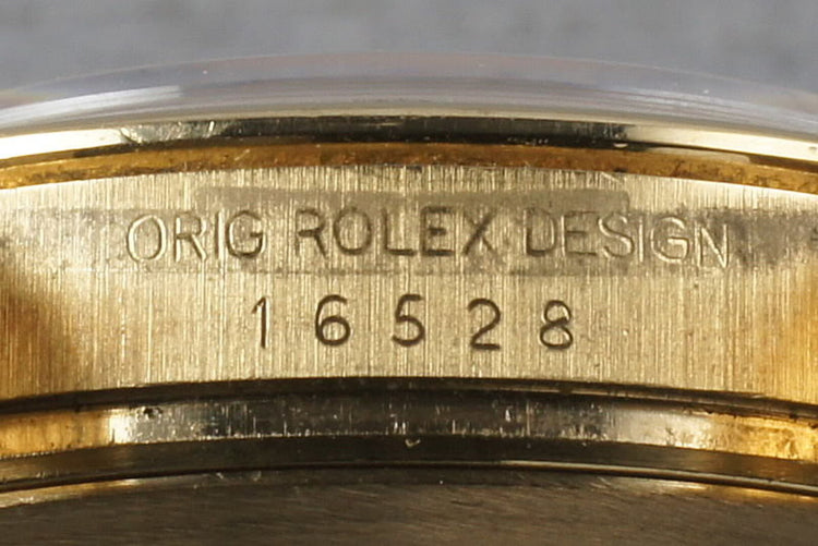 Rolex 18K Zenith Daytona 16528 with Porcelain Dial
