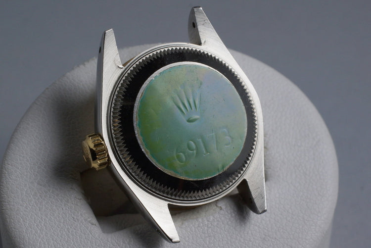 1989 Rolex Ladies Two Tone DateJust 69173 Champagne Dial with Box and Papers