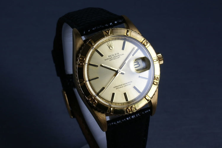 1973 Rolex 18K Gold Datejust 1625 Thunderbird