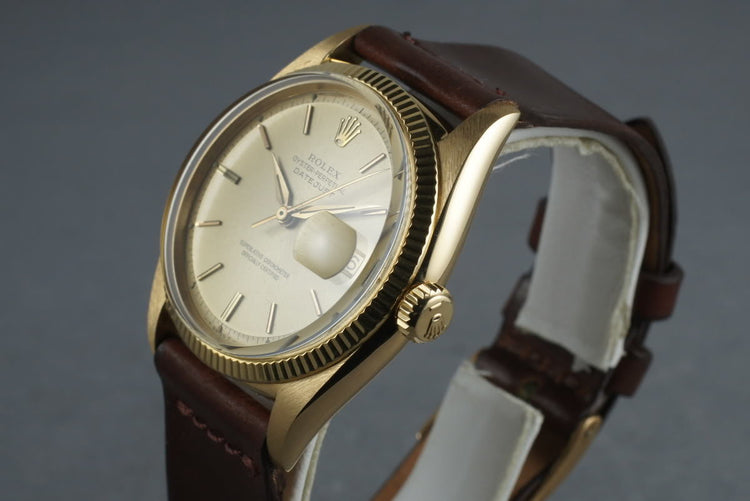 1957 Rolex Datejust 18K 6605
