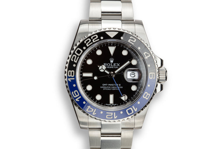 2016 Rolex GMT-Master II 116710BLNR "Batman" with Box and Papers