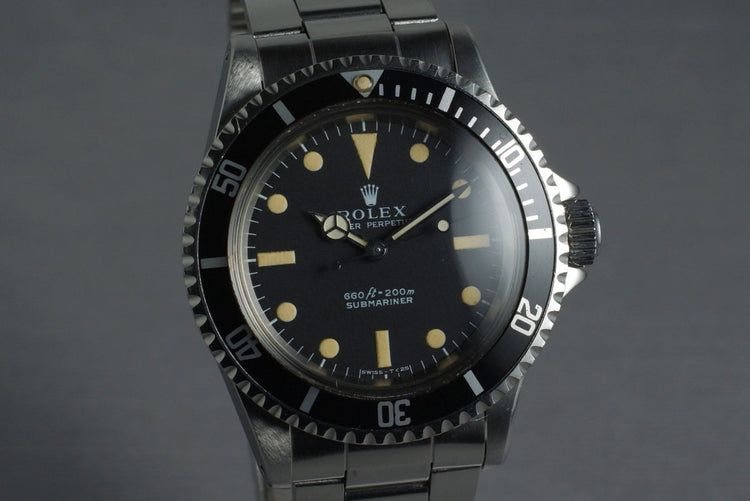 1970 Rolex Submariner 5513 with Serif Dial