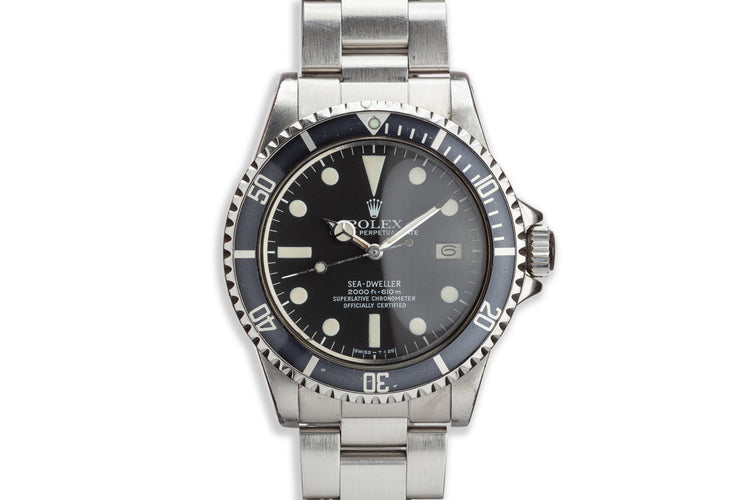 1978 Rolex Sea-Dweller 1665 MK I Dial