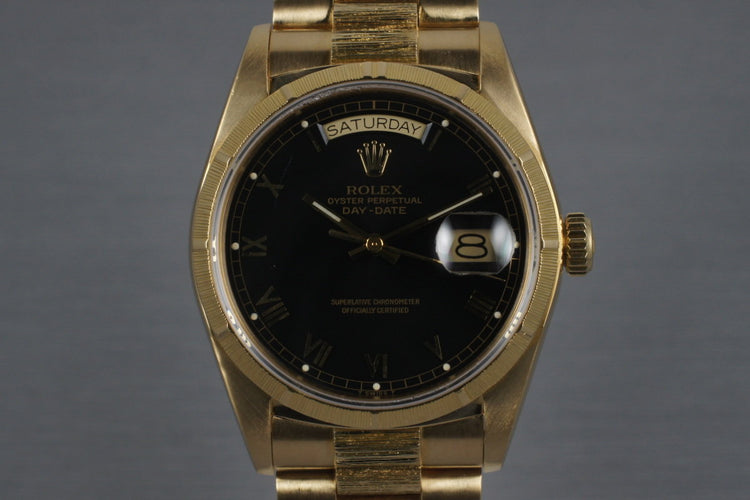1987 Rolex Bark Day Date 18078