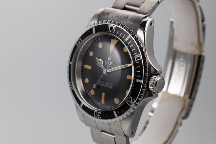 1968 Rolex Submariner 5513 with Meters First Dial