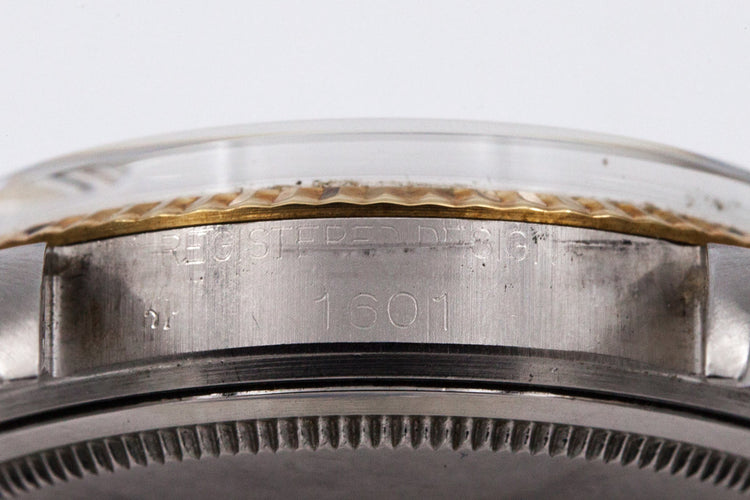 1969 Rolex Two Tone DateJust 1601 Silver Dial