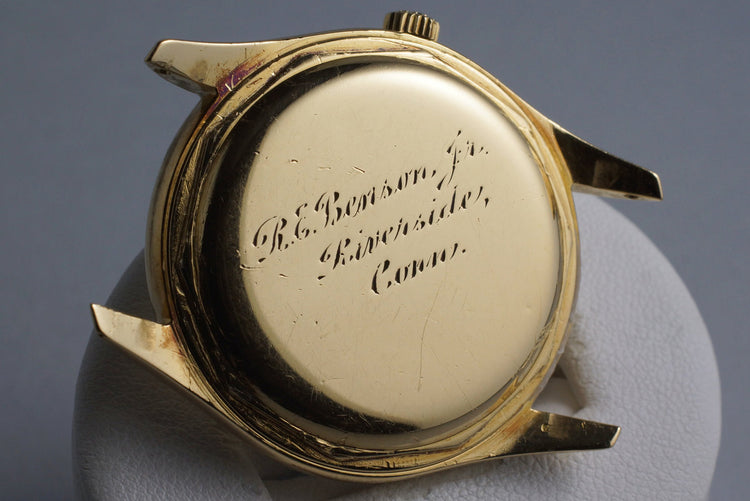 1955 YG Patek Philippe Calatrava 2526 Automatic with White Enamel Dial with Archive Papers