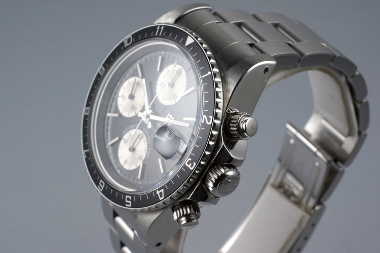 1995 Tudor Chronograph Big Block 79170 Black Dial with Box and Papers