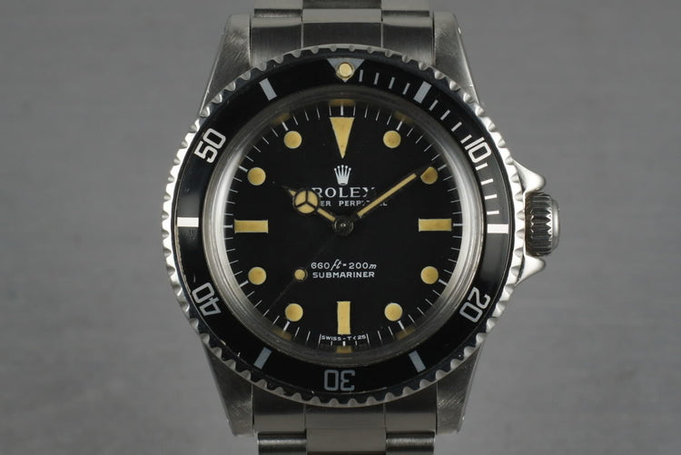 1975 Rolex Submariner 5513 with Box and Papers