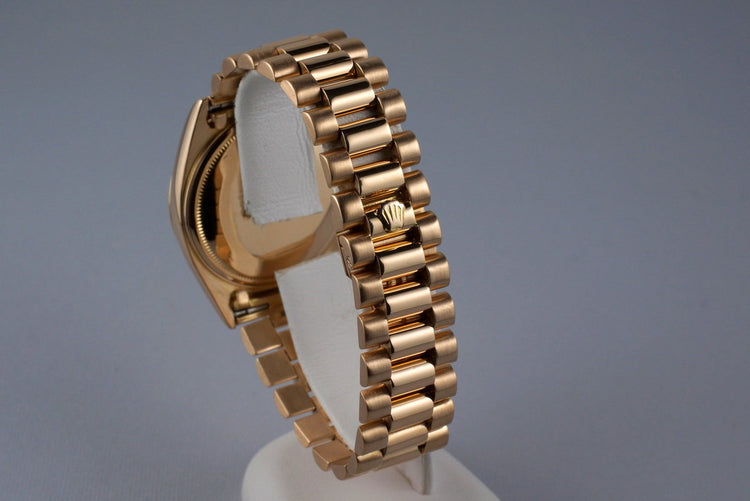 1972 Rolex Rose Gold Day-Date 1803 Black Dial