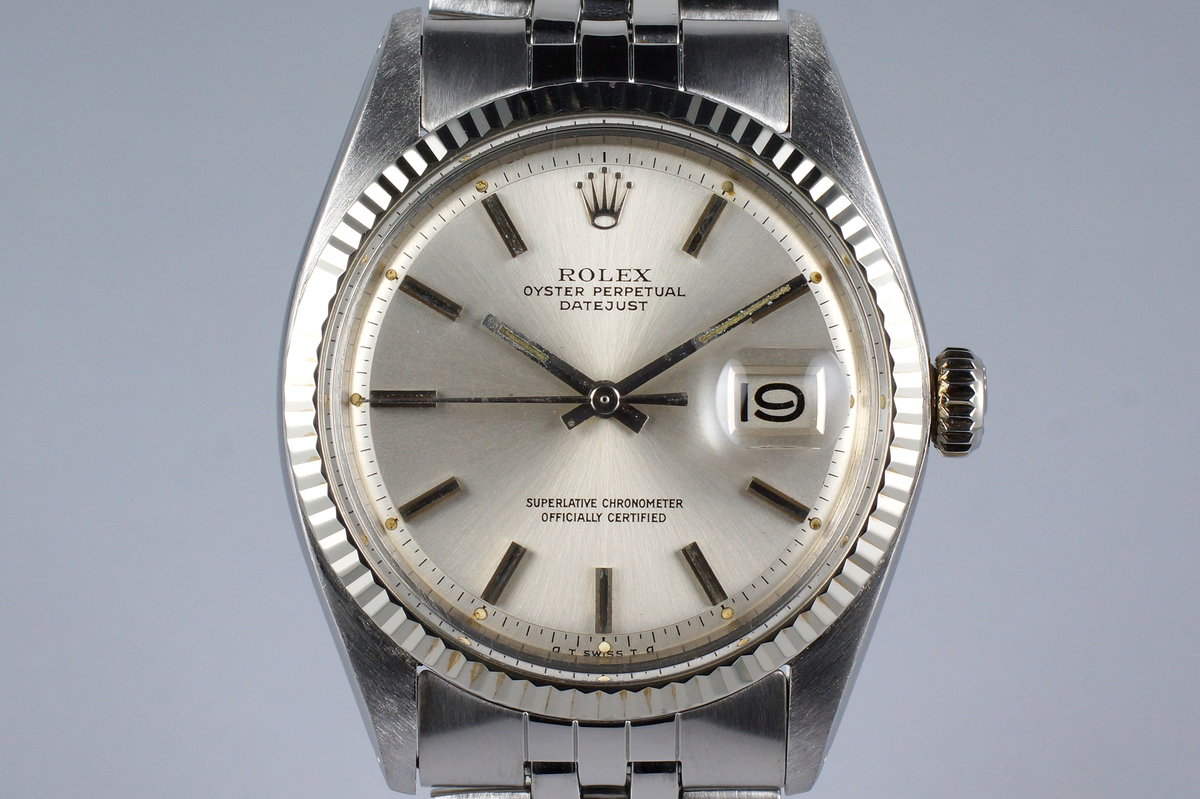 HQ Milton 1973 Rolex DateJust 1601 Silver Sigma Dial, Inventory