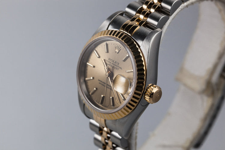 1997 Rolex Ladies Two Tone Datejust 69173 with Box and Papers