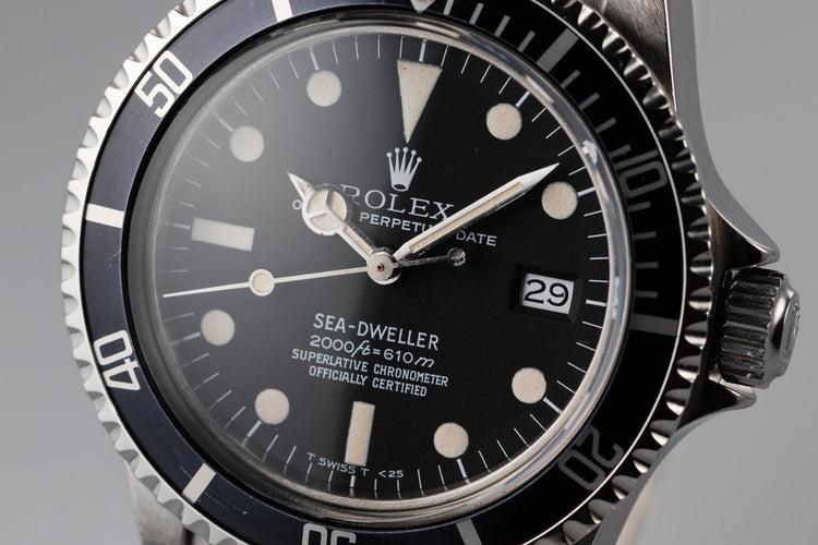 1979 Rolex Sea-Dweller 1665 with Rail Dial