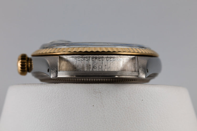 1974 Rolex Two Tone DateJust 1601 with Gold Sigma Dial