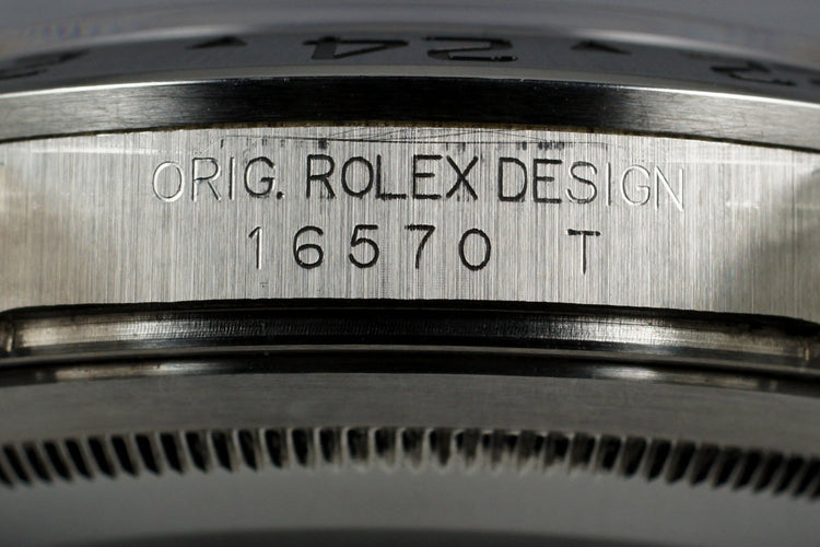 2003 Rolex Explorer II 16570 with White Dial