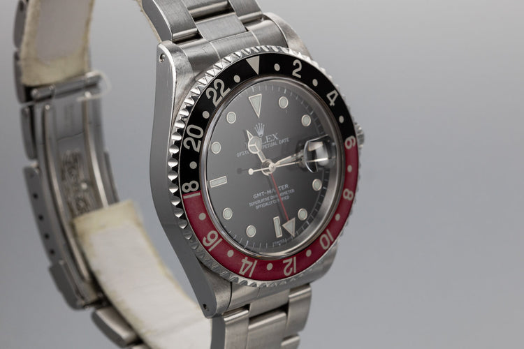 1999 Rolex GMT-Master 16700 SWISS Only Dial with Faded "Coke" Bezel