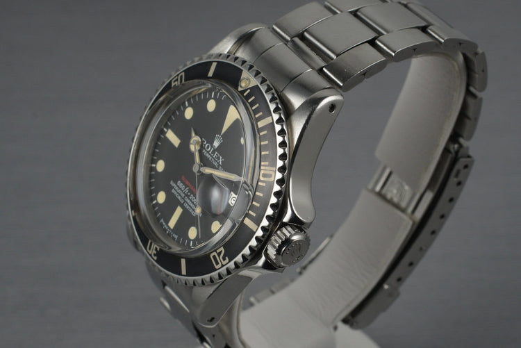 1971 Rolex Red Submariner 1680 with Mark 5 Dial
