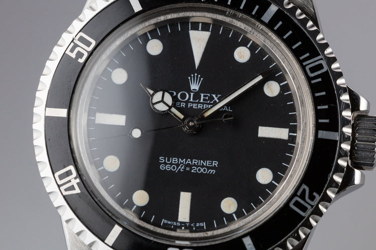 1983 Rolex Submariner 5513 with Mark V Maxi Dial