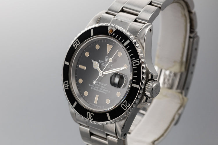 1986 Rolex Submariner 16800