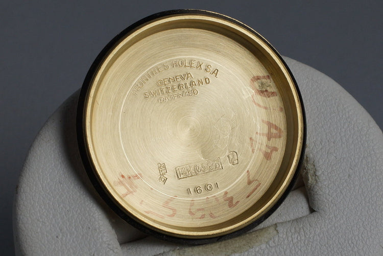 Vintage Rolex YG Datejust 1601