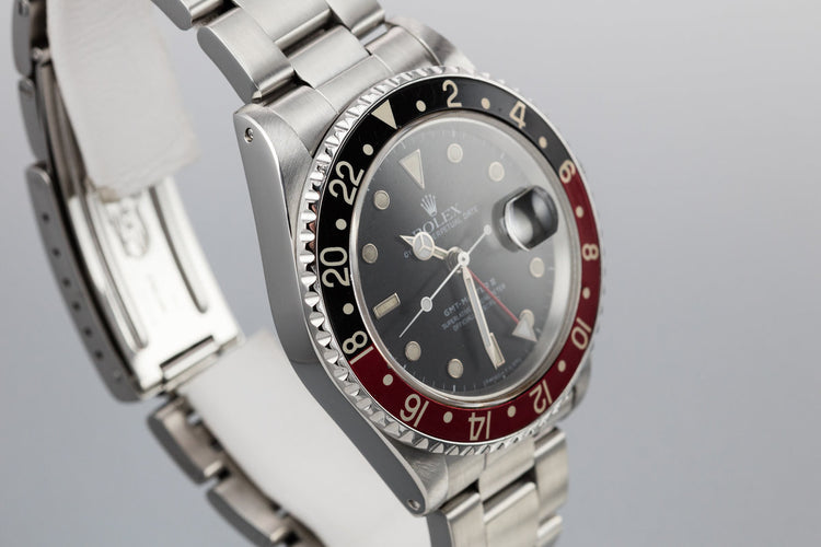 1988 Rolex GMT-Master II 16760 "Fat Lady" with "Black Granite" Dial