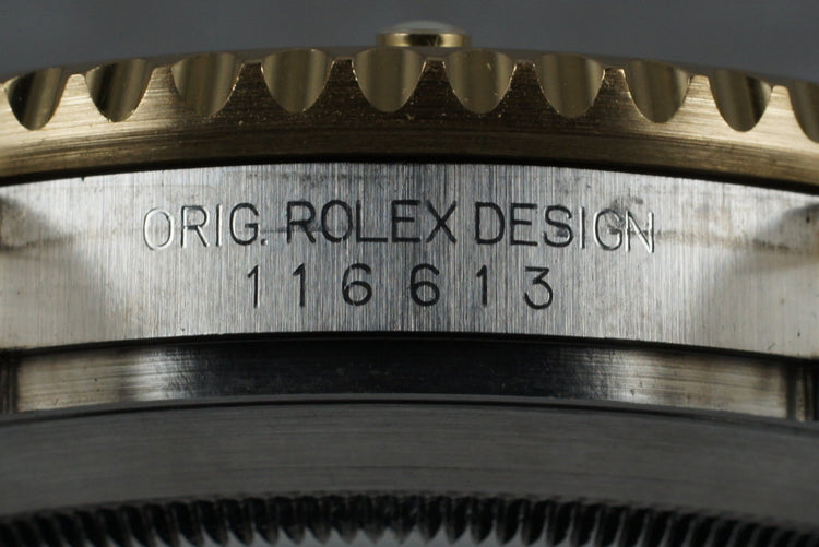 2009 Rolex Two Tone Submariner 116613 with Box and Papers