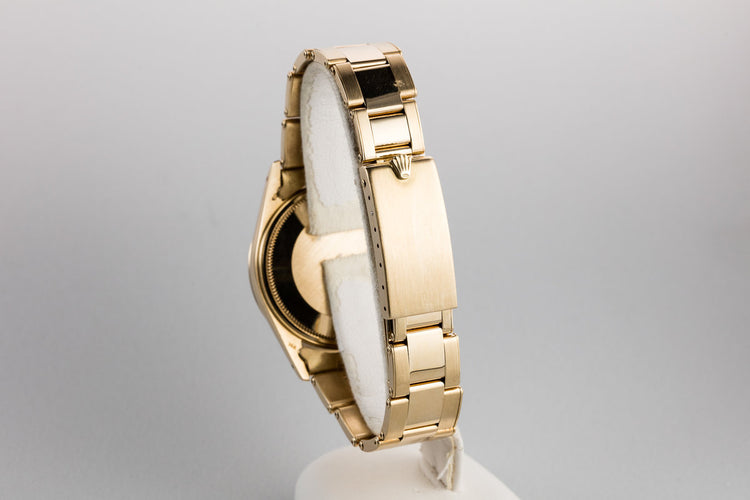 1981 Rolex 14K YG Date 15037 with Champagne Dial