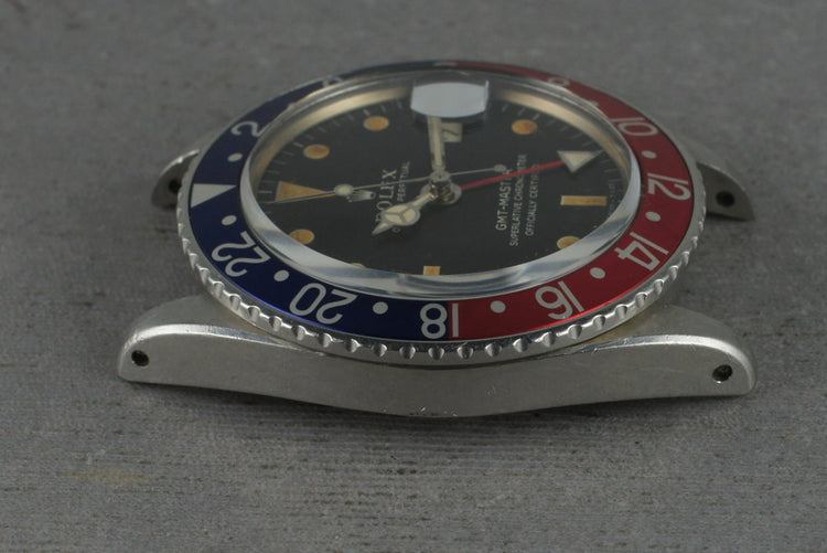 1970 Rolex GMT 1675 with Mark 1 dial with thick case