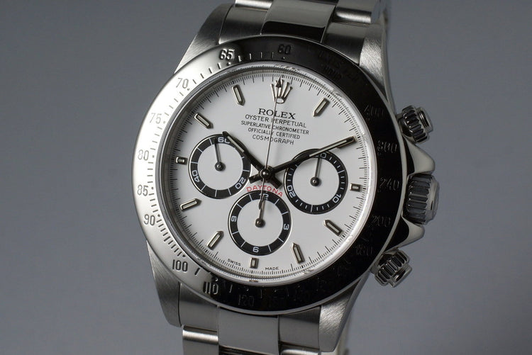 1993 Rolex Zenith Daytona 16520 White Dial