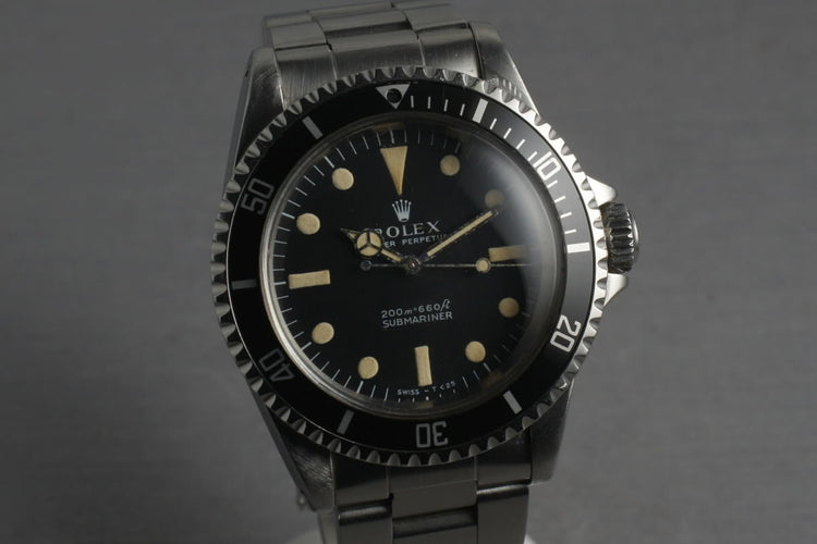 1967 Rolex Submariner 5513 Meters First