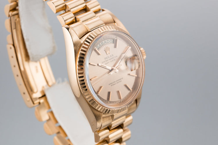 1967 Rolex 18K Rose Gold Day-Date 1803