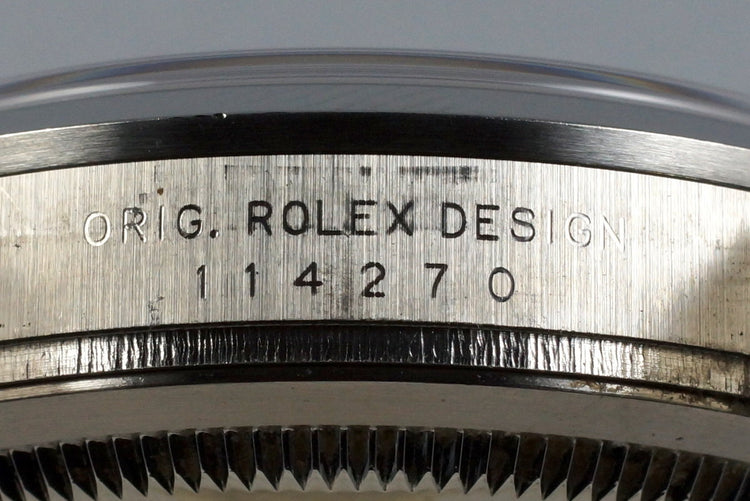 2002 Rolex Explorer 114270 with Box and Papers