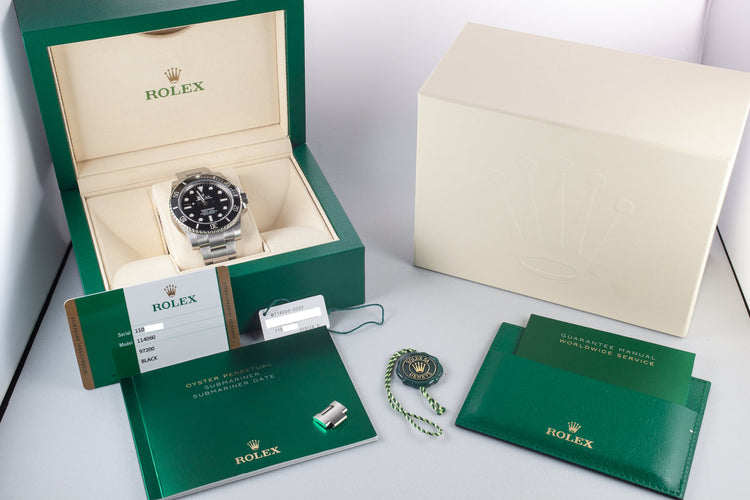 2018 Rolex Ceramic Submariner 114060 with Box and Papers