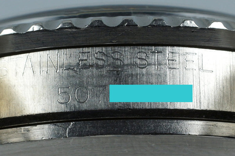 1965 Tudor Submariner 7928 Chapter Ring Dial