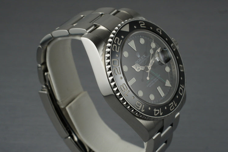 2007 Rolex GMT II 116710 with Box and Papers