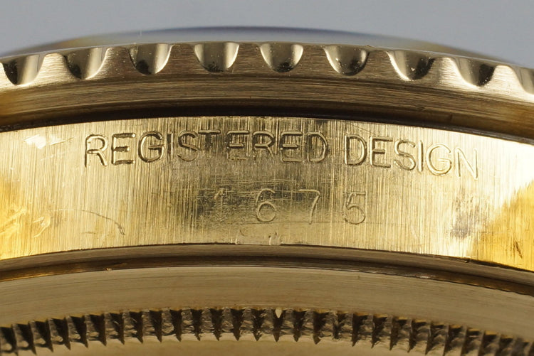 1978 Rolex YG GMT 1675 Root Beer Dial