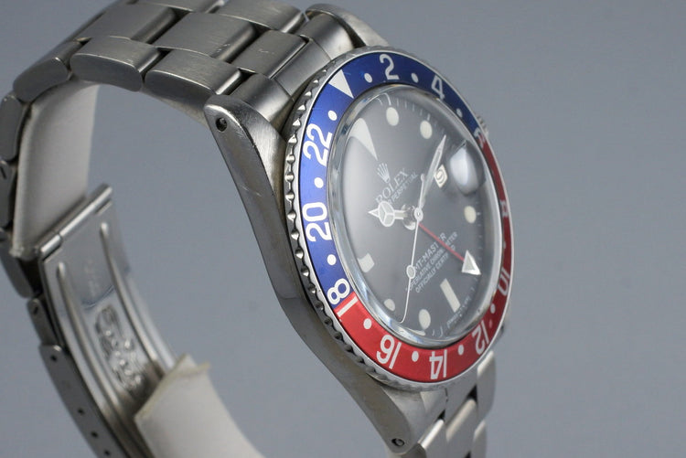 1964 Rolex GMT 1675 PCG with Newer Matte Tritium Dial