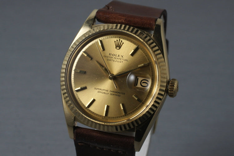 1963 Rolex 14K DateJust 1601